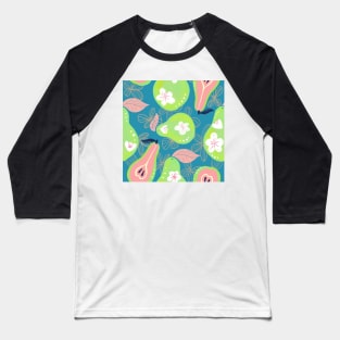 Pear florals Baseball T-Shirt